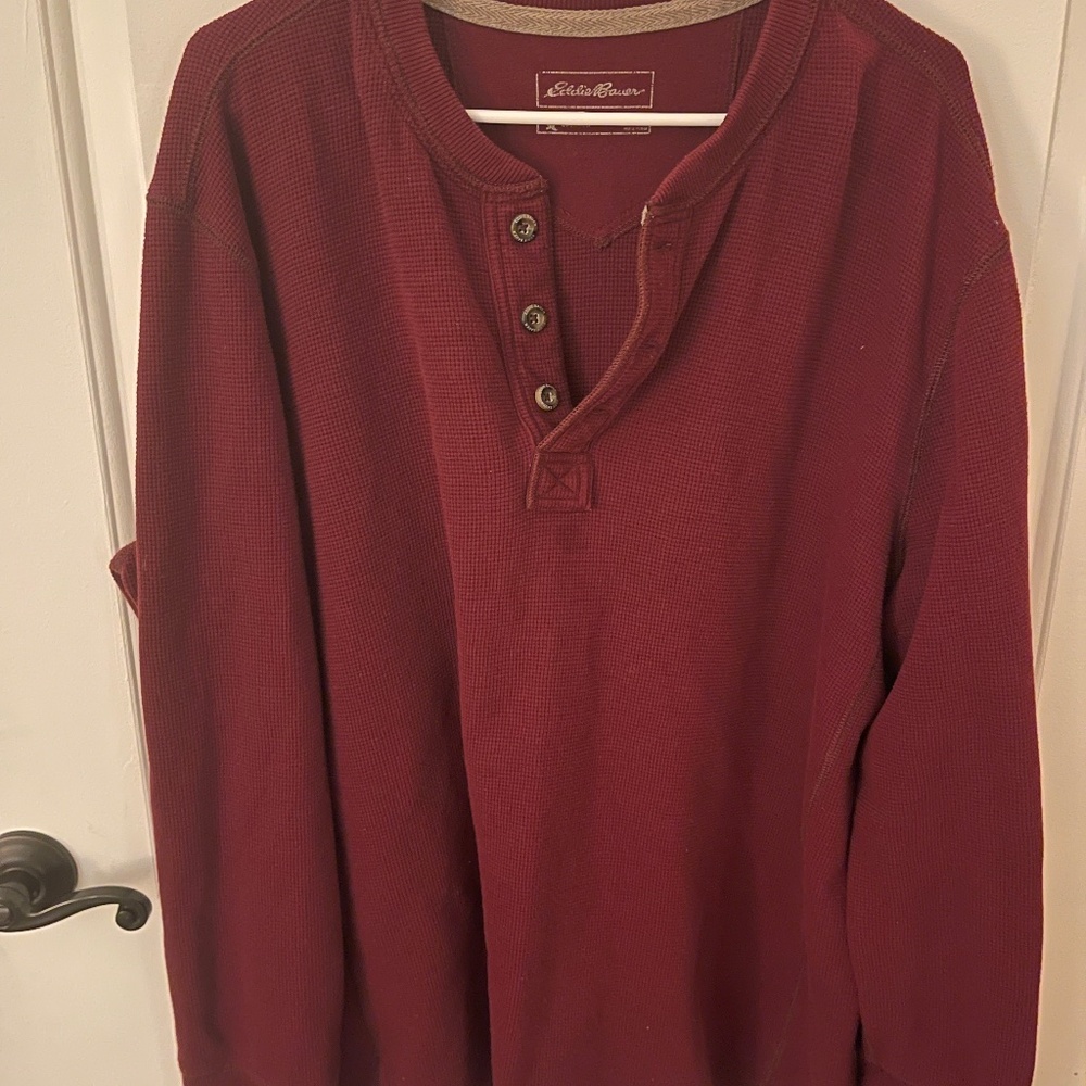 eddie bauer weave pullover